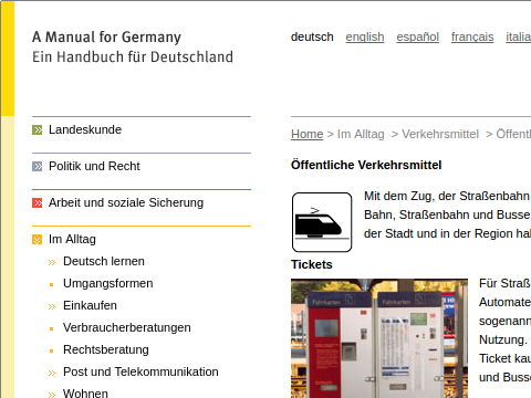 Handbuch für Deutschland